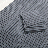 Popxstar  20pcs Self-Adhesive Floor Mats,Square Mat Pads,Striped Mat,Cuttable and Reusable,for DIY,Home Decor,Pet Cat Play Mats,Home Decor