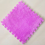 Popxstar 1-20pcs Soft Suede Carpet  Anti-slip and Shockproof Sports Fitness Mat EVA Foam Puzzle Warm Carpet Children's Room Baby Play Mat