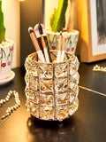 Popxstar Acrylic Makeup Brush Organizer Storage Box Display Case for Jewelry Eyebrow Pencil Cosmetics