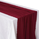 Popxstar Gauze Cotton Wedding Table Runner,Retro Rust Burr Texture Dining Napkins gift Kitchen Table Decor table runners
