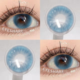 1 Pair Color Contact Eye Color Lenses Makeup Natural Brown Lens Cosmetics Gray Eyes Lenses Woman Makeup Blue Beauty Con