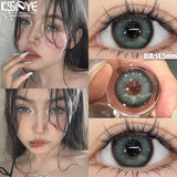 Popxstar  2Pcs New product  Color Contact Lenses Myopia Degree -0.00 to -8.00 natural lenses Soft Lens EyeBeauty Pupil ﻿