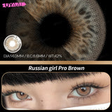 Popxstar  Natural Brown Big Eyes Color Contact Lenses for Eyes Blue Beauty Natural Pupils Style Lens Contacts Fast Shipping Yearly
