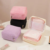 Popxstar  Sanitary Napkins Organizer Bags Women Portable Makeup Lipstick Travel Organizer Bag Multifunctional Mini Earphone Storage Pouch