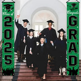 Popxstar A Pair of Graduation Season Porch Decoration Couplets, Hanging Decorations, Suitable for 2025 Graduation Ceremony