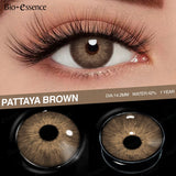 Popxstar New Arrival Bio-essence 1 Pair Gray Lenses for Eyes Color Contacts Lens Fashion Makeup Lenses Blue Pupils for Natural Eyes