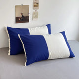 Popxstar Bed Linen Bed Sheets Set Stripes Dots Duvet Cover Set Quilt Cover Bed Sheet Quilt Sets Queen Size INS Blogger Comforter Sets