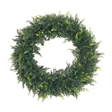 Popxstar spring decor SIA FLOWER Cedar Artificial Flower Ring PE Material Cedar Grass Ring Artificial Plants Garden Decor Home Decor