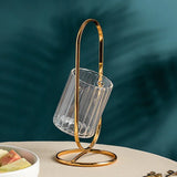 Popxstar  Household Stainless Steel Fork Fruit Fork Storage Dining Table Kitchen Decor Small Spoon Chopsticks Storage Box Home DecorationF