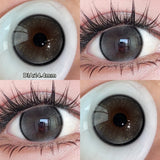 Popxstar  -Daily Disposable 10PCS Colored Contact Lenses for Eyes Myopia Lens Beauty Pupils Eye Lenses Fashion Blue Purple Lenses