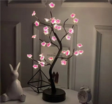Popxstar  1PC LED Artificial Cherry Tree Bonsai Night Light USB/Battery Powered Table Lamp Touch Switch Fairy Light For Wedding Home Decor