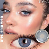 1Pair NEW Color Contact Lenses For Eyes Beauty Pupils Natural Pupils Brown Contact Lenses Soft Colorful Cosmetics Gray Len