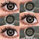 2pcs Colored Contact Lenses Natural Gray Beauty Pupils Fashion Blue Contacts Brown Eyes Lenses Green Eye Color Lenses