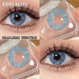 1 Pair contact lenses for eyes color eye contacts brown gray lens beautiful pupils for makeup yearly use