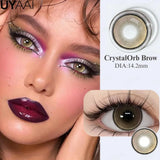 Colored Contact Lenses Fashion Green Eyes Lenses Makeup Blue Eyes Contact Natural Brown Lenses Yearly Beauty Gray Pupils