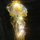 Popxstar Jellyfish Pendant Lamp, Portable Jellyfish Lamp, Luminous Jellyfish, Artificial Jellyfish, Glowing Jellyfish Ornament Decoration