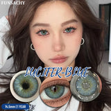 Popxstar  1 Pair Colorful Contact Lenses Natural Eye Makeup Contacts Lens for Eyes Korean Soft Lens Cosmetic Pupils Color Eye Len