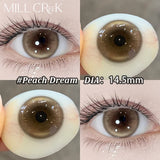 2pcs Blue Colored Contact Lenses with Myopia Pink Soft Korean Fashion Makeup Beauty Contacts Lenses New Fast Shipping