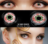 Popxstar 1pair Halloween Cosplay Color Contacts Lenses For Eyes Blue Black Colored Lens Anime Yearly Beauty Makeup Contacts Lens