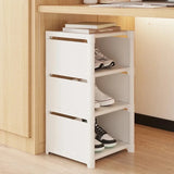 Popxstar Shoe Rack Storage Organizer 5-7laye Shoe Cabinets Shoes Storage Rack Space Saving Sneakers Organizer for Wall Corner Shoes Shelf