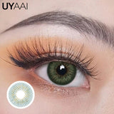 Popxstar Myopia Colored Contact Lenses with Diopters Brown Color Lens Eyes Green Lenses Graduated Blue Lenses Colored Pupils