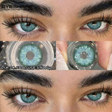 Gray Beauty Pupils Color Contact Lenses 1Pair Fashion Blue Contacts Brown Makeup Lenses Yearly Green Eye Color Lenses