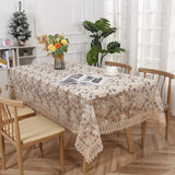 Best-selling Lace Tablecloth Net-like Embroidery Tablecloth Floral Rural Style Decoration TV Cabinet Coffee Table Dining Table