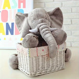 Popxstar 40cm Soft Elephant Plush Toys Cute Elephant Baby Sleeping Pillow Stuffed Animals Best Gifts For Kids Birthday Room Decoration