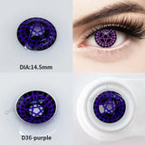 Popxstar 1 Pair/2pcs Lenses Cosplay Anime Contact Lenses for Eyes Vision Correction Comestic Myopia Prescription Contact Lenses