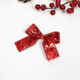 Popxstar 2024 New Christmas Tree Red Bowknot Glitter Wedding Decoration Gift Wrapping Christmas Sign Baby Shower Birthday Party Supplies