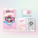 Popxstar 2025 New Fashion Color Contact Lenses for Eyes Green Colorful Makeup High level of comfort Yearly 2pcs/pair