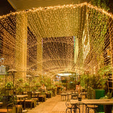 Popxstar 2M-100M Fairy Lights Led String Garland Christmas Light Waterproof Outdoor For Tree Street Wedding Party Ramadan 2025 Decoration