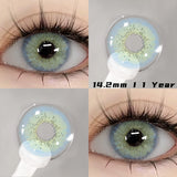 Popxstar 2pcs Natural Color Contact Lenses for Eyes Gray Lenses Colorcont Korean Lenses Yearly Beauty Brown Eye Contacts Lens