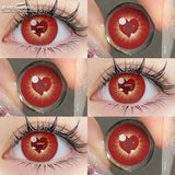 Popxstar   Contact Lenses for Eyes 2pcs Anime Cosplay Colored Lenses Crazy Halloween Lenses Contact Lens Beauty Eye Makeup