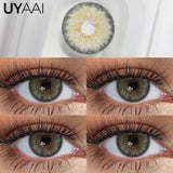 Popxstar  Cleopatra Series NEW Colored Pupils Makeup Green Contact Lenses Beauty Women Colored Pupils Cosmetic Brown Natural Pupils