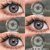 2pcs Colored Contact Lenses Natural Gray Beauty Pupils Fashion Blue Contacts Brown Eyes Lenses Green Eye Color Lenses
