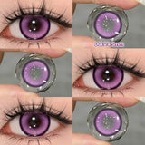 Popxstar  2PCS Halloween Myopia Contact Lenses Cosplay Colored Contact Lenses Prescription Lens Natural Pupils Eye Color Lenses