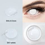 Popxstar 1 Pair/2pcs Lenses Cosplay Anime Contact Lenses for Eyes Vision Correction Comestic Myopia Prescription Contact Lenses