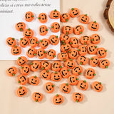 Popxstar 20/10Pcs Halloween Resin Pumpkin Miniatures Mini Flatback Charms Pumpkin Halloween Party Home Table Decoration DIY Crafts Gift