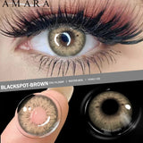 Popxstar  Natural Color Lens Eyes 2pcs Color Contact Lenses for Eye Beauty Contact Lenses Eye Yearly Cosmetic Color Circle Lenses