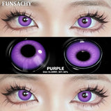 Popxstar 1 Pair Red Cosplay Contact Lenses for Eyes Vampire Black White Lenses for Halloween Eye Makeup Eye Contacts Beauty Lens