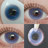 Popxstar  New 1Pair Fashion Big Lenses Myopia Colored Contact Lenses for Eyes Beauty Blue Eyes Lenses Green Pupils Brown Grey Lens