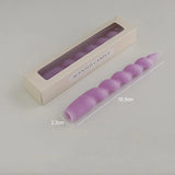 Popxstar Ins Style Spiral Long Rod Candle Scented Candle Aromatherapy Soy Wax Candles Wedding Birthday Candle Party Home Decoration