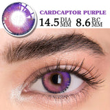 1 Pair Halloween Cosplay Lenses Color Contact Lenses for Eyes Anime Lenses Violet Lenses Purple Lenses Cosplay Red Lens