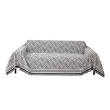 Popxstar  High-end Sense Sofa Cover Modern Simple Striped Chenille Thickened Non-slip and Scratch-resistant Home Textile Home Decoration