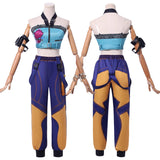 Popxstar KPop Zoey Cosplay Costume Wig Women Girls Halloween Carnival Comic-con Party Role Playing Outfits