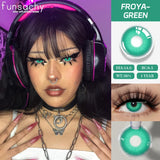 Popxstar  Cosplay Vampire Red Contact Lenses Anime Cosplay Halloween Lenses Cosmetic Colorful Multicontacts White Black Softlens