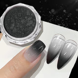 Popxstar Aurora Pearl Nude Pink White Nails Glitter Dust Chrome Moonlight White Rubbing on Powder Shell Mirror Pigment Nail Art Supplies