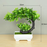 Popxstar Artificial Plants Bonsai Small Tree Pot Fake Plant Flowers Potted Ornaments For Home Room Table Decoration Hotel Garden Decor