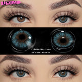 Popxstar 1 Pair Cleopatra Pupils Lens Yearly  For Eyes Blue Green Contact LensNatural Len Colorcon High Quality Lense